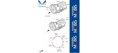 new transmission a8lr1 g4kl g6dp kia stinger 2017-24